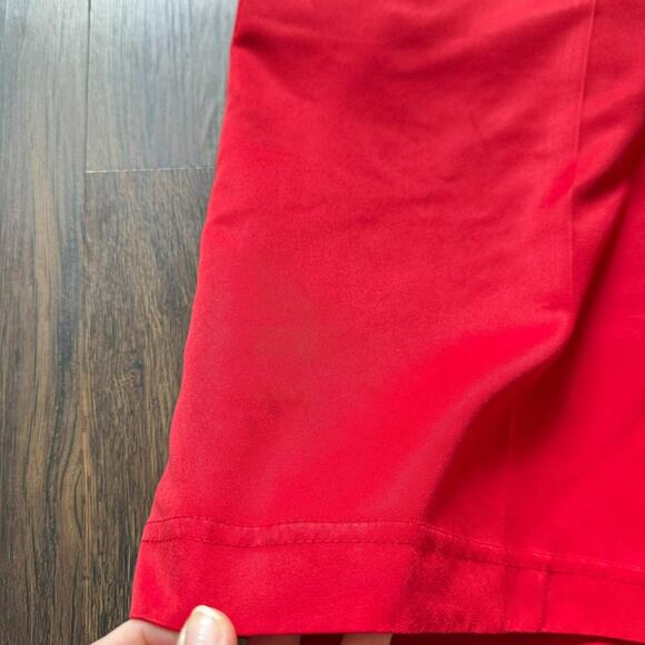 Vintage Lily’s of Beverly Hills Red Pleated Shorts Women’s Sz 8 USA - Picture 7 of 7